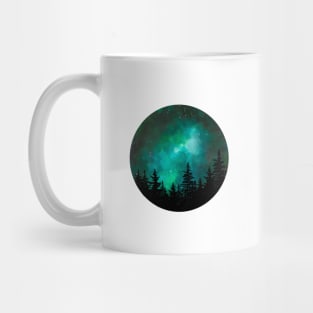 Green galaxy Mug